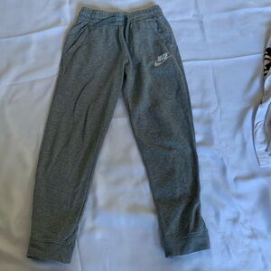 Like new grey Nike boys sweat pants